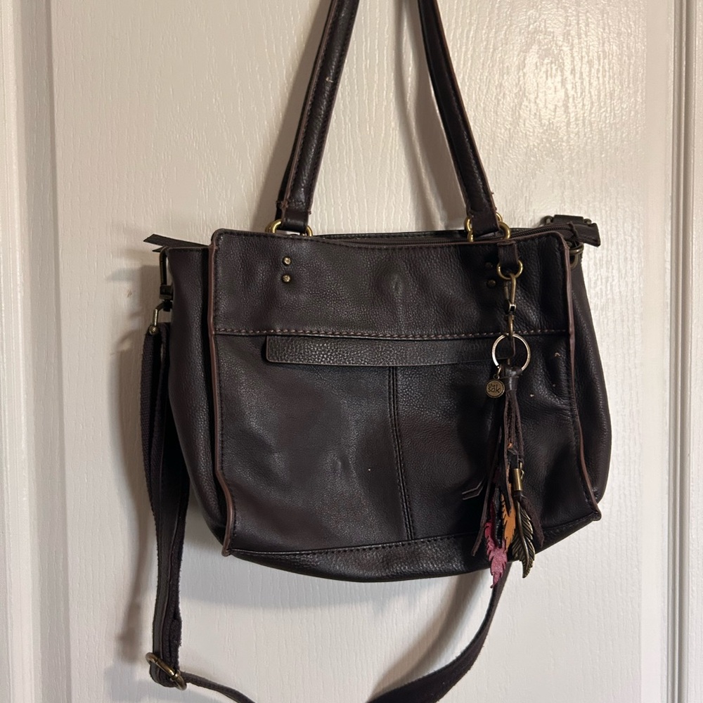 brown leather The Sak Alameda crossbody bag